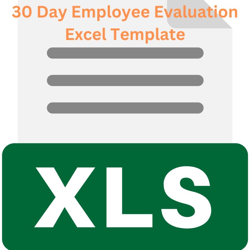 30 Day Employee Evaluation Template